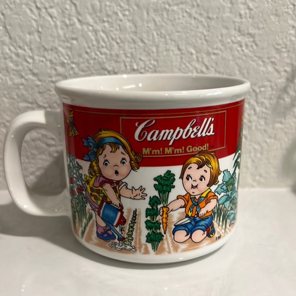 Campbell Westwood Large Campbell Soup Cup Mug 1993 Trademark Collectible Garden - Picture 1 of 1